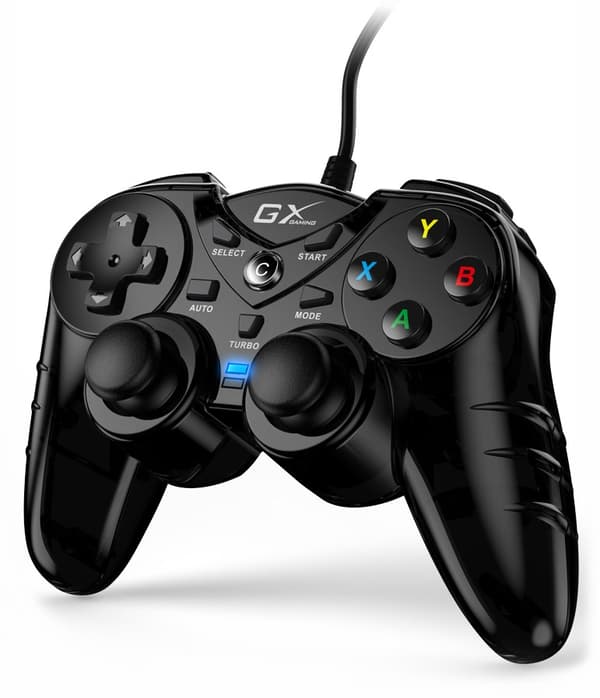 GENIUS GX Gaming gamepad GX-17UV/ drátový/ USB/ vibrační/ pro PC a PS3