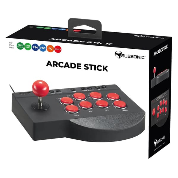 SUBSONIC by SUPERDRIVE herní ovladač ARCADE STICK/ PS4/ PS3/ XBOX SERIES/ XBOX ONE/ PC/ SWITCH