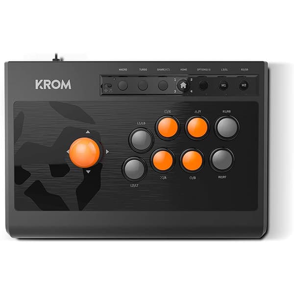Nox Xtreme Krom Kumite Arcade Ohjain Pc/ps3/ps4/xbox One Oranssi,Musta
