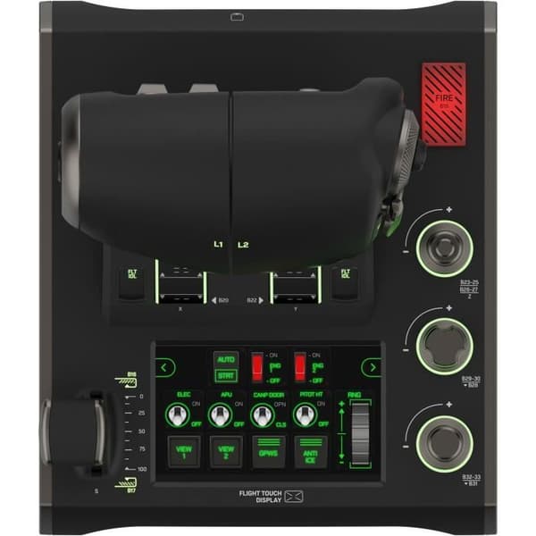 HOTAS premium simuleringssystem - TURTLE BEACH - VelocityOne Flightdeck - För PC Windows 10 och 11