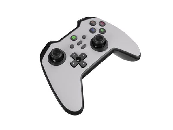 Joystick Natec Genesis Mangan 400 trådlös spelkontroll (PC/Switch/Portle Phone) Vit