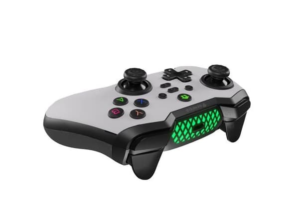 Joystick Natec Genesis Mangan 400 trådlös spelkontroll (PC/Switch/Portle Phone) Vit