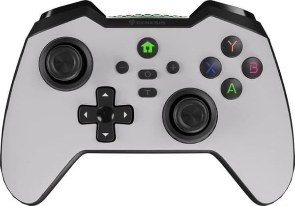 Joystick Natec Genesis Mangan 400 trådlös spelkontroll (PC/Switch/Portle Phone) Vit