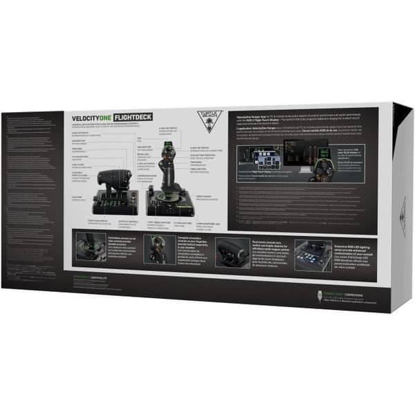 HOTAS premium simuleringssystem - TURTLE BEACH - VelocityOne™ Flightdeck - För PC Windows 10 och 11