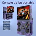 Miniatyrbild 4 av 4: INN Spelmaskin med dubbla joysticks 3.5 tum 128G pixlar 640x480 bärbar spelkonsol klassisk spelkonsol 3D joystick lila
