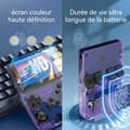 Miniatyrbild 2 av 4: INN Spelmaskin med dubbla joysticks 3.5 tum 128G pixlar 640x480 bärbar spelkonsol klassisk spelkonsol 3D joystick lila