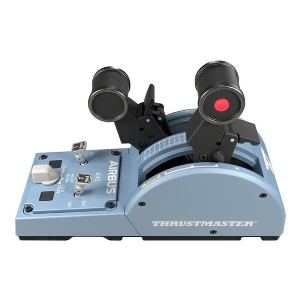 THRUSTMASTER Joystick TCA Officer Pack Airbus Edition: Ergonomisk kopia av Airbus Mini-stick och Quadrant