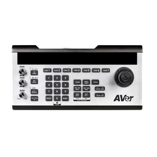 Joystick Controller - CL01 Ny - RS232, RS422, IP - Visca/PelcoD/PelcoP - Upp till 7 kameror Svart, Silver