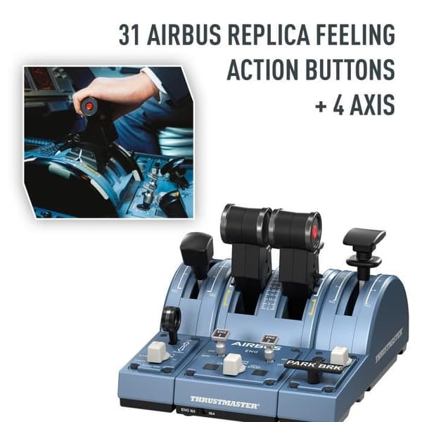 Joystick och kvadrant THRUSTMASTER TCA Captain Pack Airbus Edition - Xbox Series X|S och PC