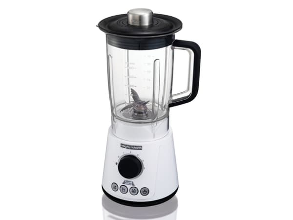 Morphy Richards 403040, Pöydällä pidettävä tehosekoitin, 2,1 L, Syke-toiminto, Jäänmurskaus, 600 W, Valkoinen