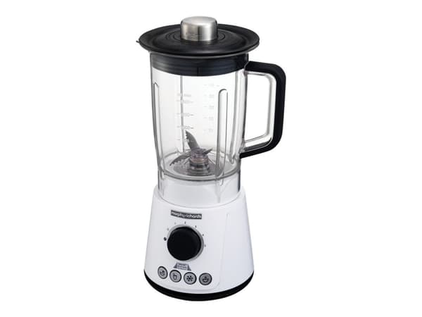 Morphy Richards 403040, Pöydällä pidettävä tehosekoitin, 2,1 L, Syke-toiminto, Jäänmurskaus, 600 W, Valkoinen