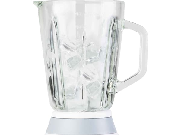 Sencor SBL 4370, Bänkmixer, 1,5 l, Pulsfunktion, Iskrossning, 500 W, Orange, Vit