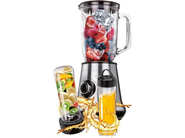 MPM MBL-15M, Bord juicepresse, 1 l, Pulsfunksjon, Isknusing, 450 W, Rustfritt stål