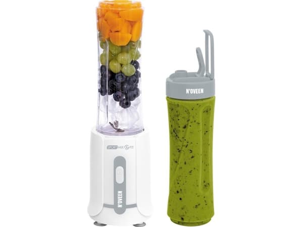Noveen SB230, Bord juicepresse, 0,6 l, Isknusing, 300 W, Grå