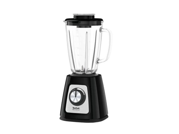 Tefal BlendForce II BL4358, Bord juicepresse, 1,25 l, Pulsfunksjon, Isknusing, 800 W, Sort, Børstet stål