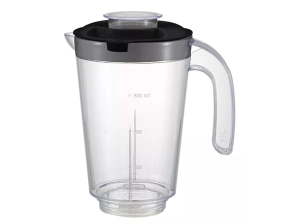 Noveen SB2000, Sportmixer, 0,8 l, Pulsfunktion, Iskrossning, 500 W, Svart, Transparent