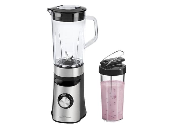 ProfiCook PC-UMS 1085, Pöydällä pidettävä tehosekoitin, 1 L, 350 W, Musta, Ruostumaton teräs