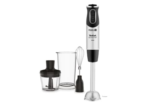 Tefal Quickchef HB656838, Stav Mikser, 0,8 l, Pulsfunksjon, Isknusing, 1000 W, Sort, Rustfritt stål