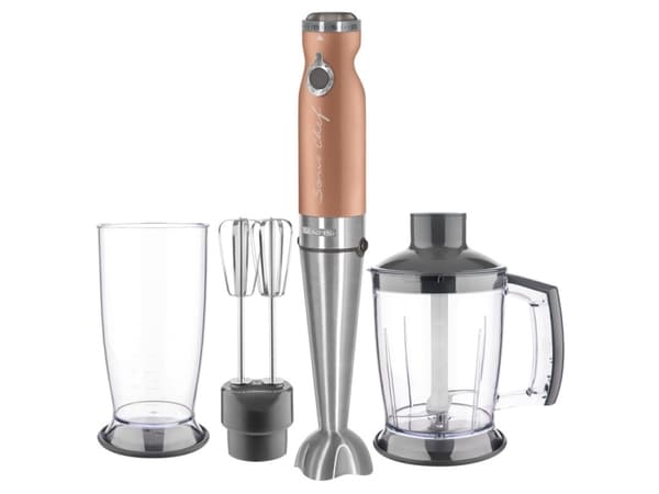 Sencor SHB 5606GD-EUE3, Nedsænkning blenderi, 1,2 m, 1200 W, Guld