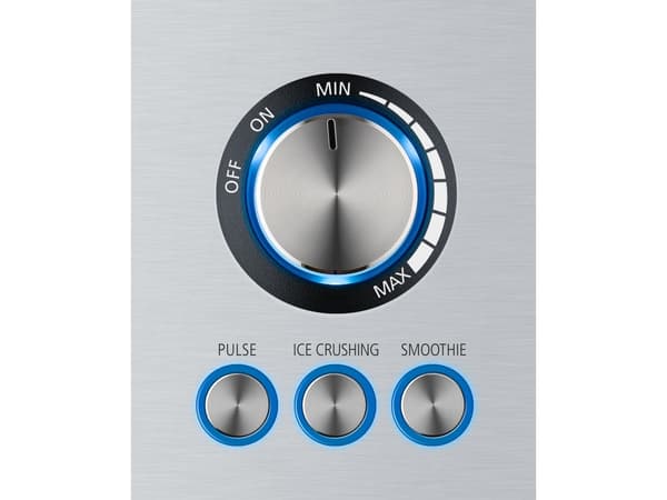 Steba MX 4 PLUS, Bänkmixer, 1,75 l, Pulsfunktion, Iskrossning, 1200 W, Svart, Rostfritt stål