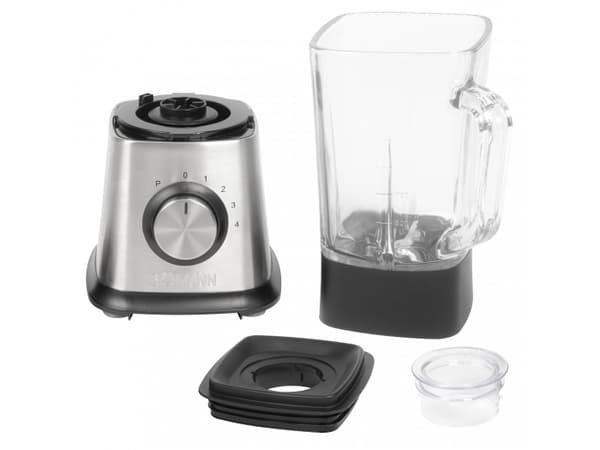 Bomann UM 1374 CB, Bord juicepresse, 1,5 l, Pulsfunksjon, Isknusing, 650 W, Sort, Rustfritt stål