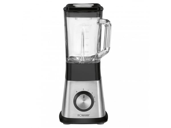 Bomann UM 1374 CB, Bord juicepresse, 1,5 l, Pulsfunksjon, Isknusing, 650 W, Sort, Rustfritt stål