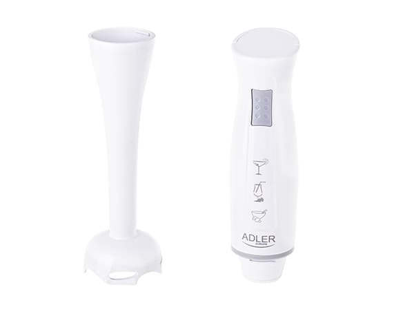 Adler AD 4622, Tehosekoitin, 200 W, Valkoinen