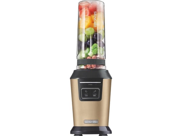 Sencor SBL 7177CH, 0,6 L, svart, champagne, plast, 800 W, 220 - 240 V, 50/60 Hz