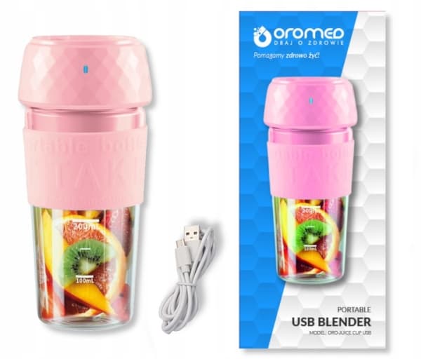 Oromed ORO-JUICER_CUP_PINK, Sportmixer, 0,2 l, Rosa