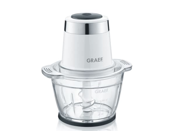 Graef CH501EU, 1 l, Vit, Glas, Rostfritt stål, Knappar, 500 W