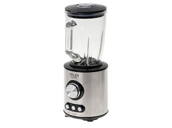 Adler AD 4078, Bänkmixer, Iskrossning, 1700 W, Svart, Rostfritt stål, Transparent