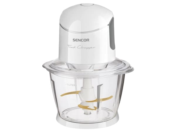 Sencor SCB 5100WH-EUE3, 1 L, Valkoinen, Lasi, Titaani, 800 W, AC Valkoinen