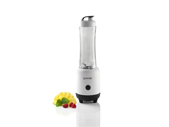 Gorenje Blender BSM600LBW Personal, 300 W, Jar material Plastic, Jar capacity 0.6 L, Ice crushing, White