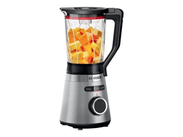 Bosch Serie 4 MMB6382M, Pöydällä pidettävä tehosekoitin, Jäänmurskaus, 1 m, 1200 W, Musta, Ruostumaton teräs