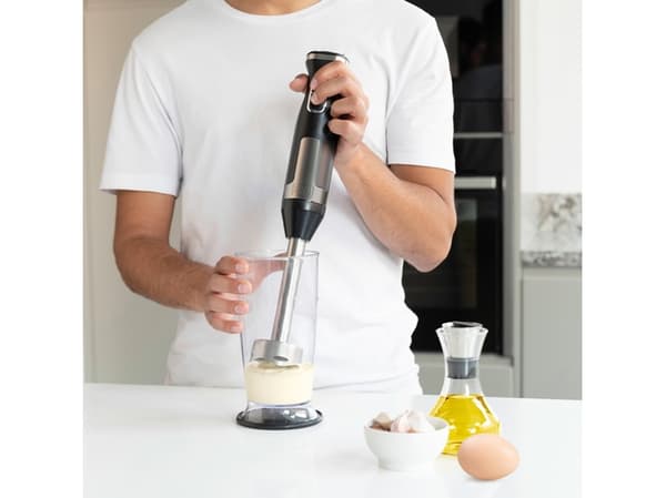 Black & Decker BXHBA1500E, Stavmixer, 1500 W, Svart, Rostfritt stål