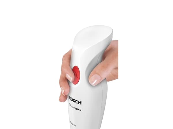 Bosch MSM24100, Nedsänkning blender, Rustfrit stål, Hvid, 1,2 m, Plast, Rustfrit stål, Plast, Rustfrit stål