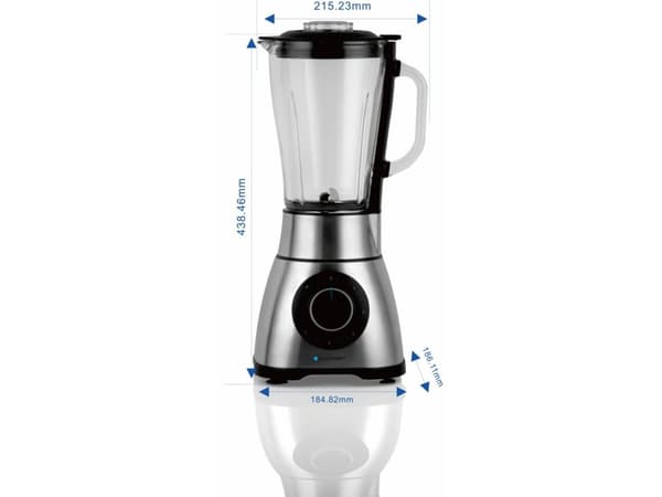 Blaupunkt TBG601, Bänkmixer, 1,75 l, Pulsfunktion, Iskrossning, 1300 W, Svart