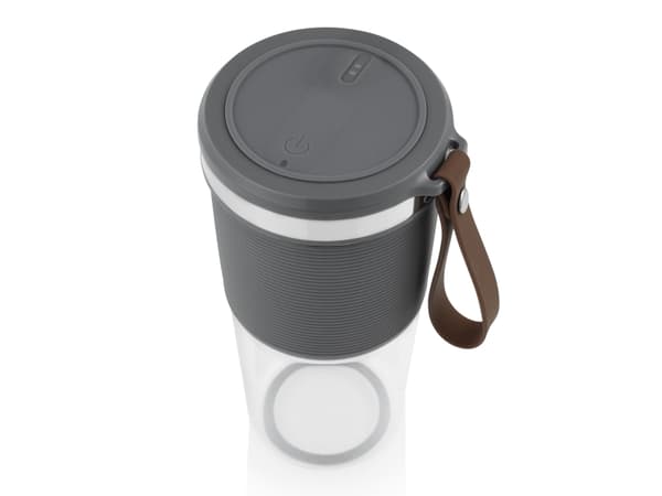 Tristar BL-4475, Sportsblender, 0,4 l, 50 W, Grå, Rustfritt stål, Gjennomsiktig