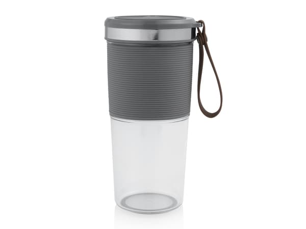 Tristar BL-4475, Sportsblender, 0,4 l, 50 W, Grå, Rustfritt stål, Gjennomsiktig