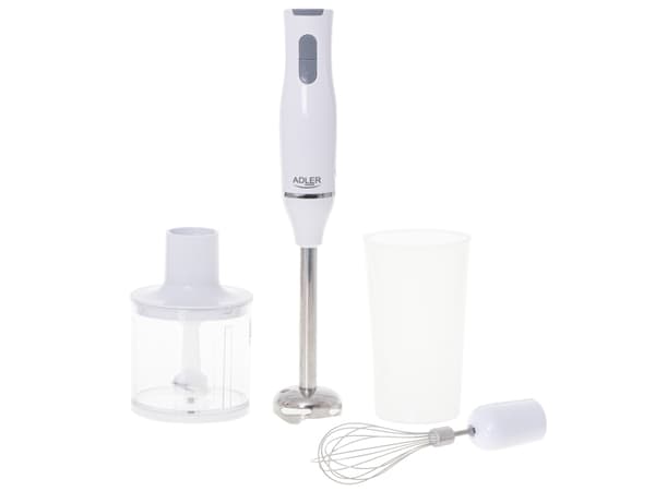 Adler AD 4620, Upotettava sekoitin, 0,75 L, 800 W, Valkoinen
