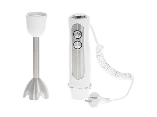 Adler AD 4625w, Stavmixer, 1500 W, Silver, Vit
