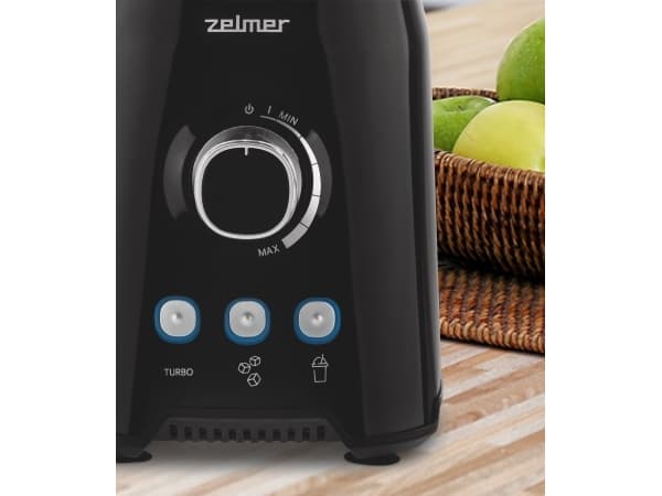 Zelmer ZSB4799B, Mixer för matlagning, 1,75 l, Pulsfunktion, Iskrossning, 1200 W, Svart