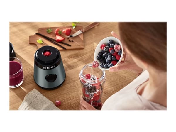 Bosch VitaPower MMB2111S, Pöydällä pidettävä tehosekoitin, 0,6 L, 450 W, Ruostumaton teräs