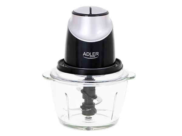 Adler AD 4082, 1,2 l, Sort, Sølv, Glass, Rustfritt stål, Plast, 1,2 m