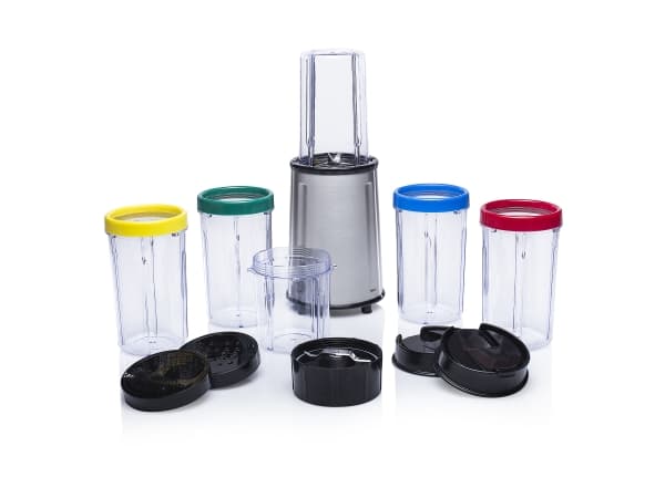 Tristar BL-4445 blender 0,4 l Bord juicepresse 240 W Sort, Rustfritt stål