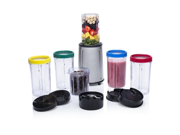 Tristar BL-4445 blender 0,4 l Bord juicepresse 240 W Sort, Rustfritt stål