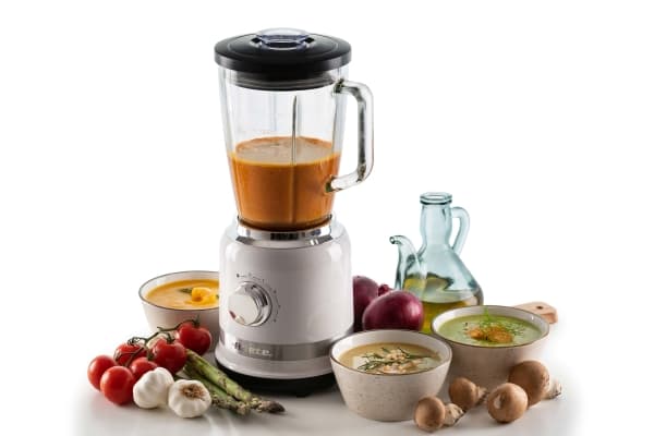 Ariete 0585/01, Bänkmixer, 1,5 l, Pulsfunktion, Iskrossning, 1000 W, Rostfritt stål, Vit