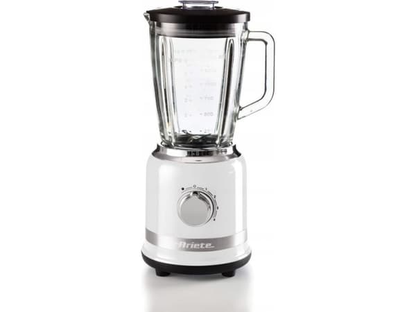 Ariete 0585/01, Bänkmixer, 1,5 l, Pulsfunktion, Iskrossning, 1000 W, Rostfritt stål, Vit