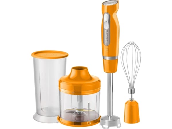 Sencor SHB 4463OR-EUE3, Stavmixer, 0,7 l, Pulsfunktion, Iskrossning, 1000 W, Orange, Rostfritt stål