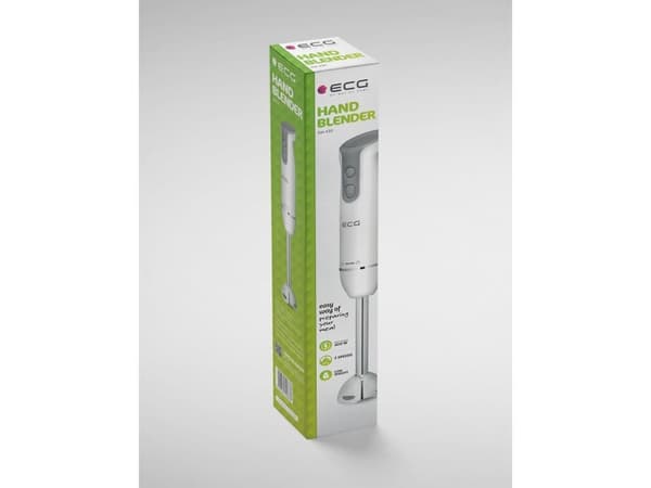 ECG RM 430, Stavmixer, Pulsfunktion, 1,3 m, 400 W, Grå, Vit